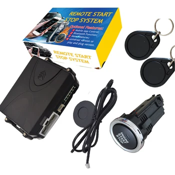 

cardot automotive rfid invisible anti theft feature push button start compatiable with car alarm system