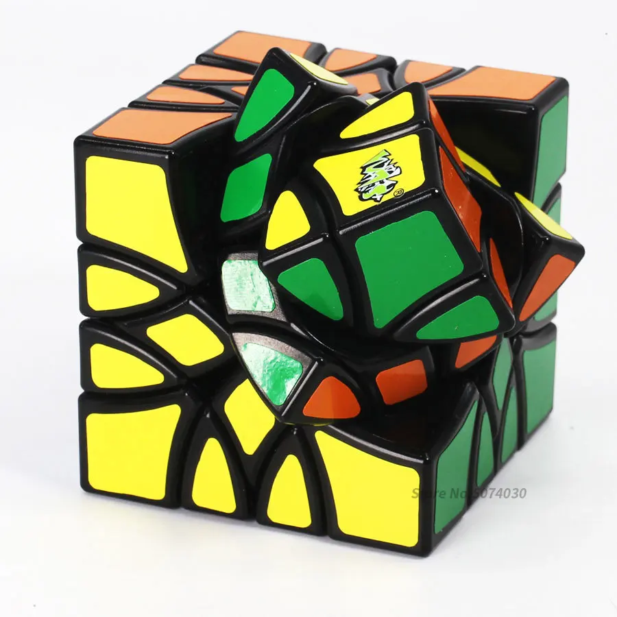 Lanlan мозаика куб странной формы неправильной Cubo Magico Corner Cubt Профессиональный