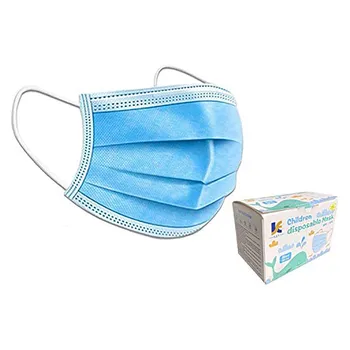 

Non-woven Disposable 50/100PCS Face Mask Fashion Solid 3 Layer Mask Children Ear Loop Cover Mouth Mask With Design Mascaras