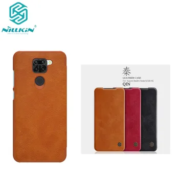 

10pcs/lot Wholesale NILLKIN Qin Series Wallet Flip Leather Case For Xiaomi Redmi Note 9/10X 4G Genuine Flip Leather Case
