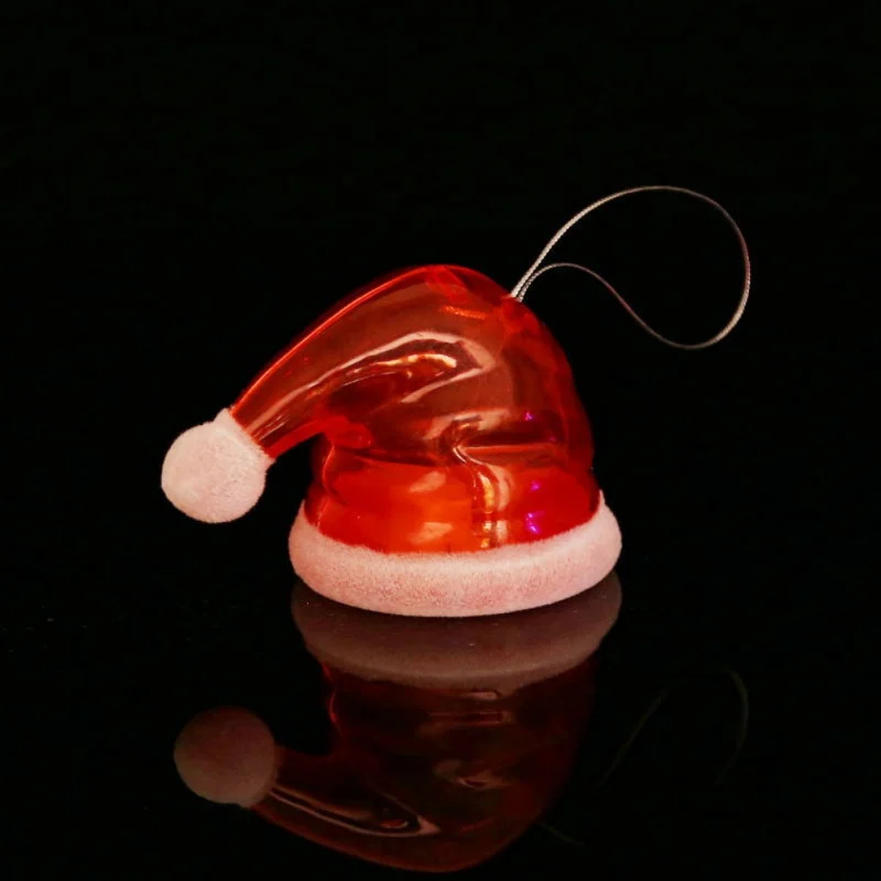 Забавная Рождественская обувь с подвеской, украшением в виде капли, праздничный декор, Рождественский чулок, шапка