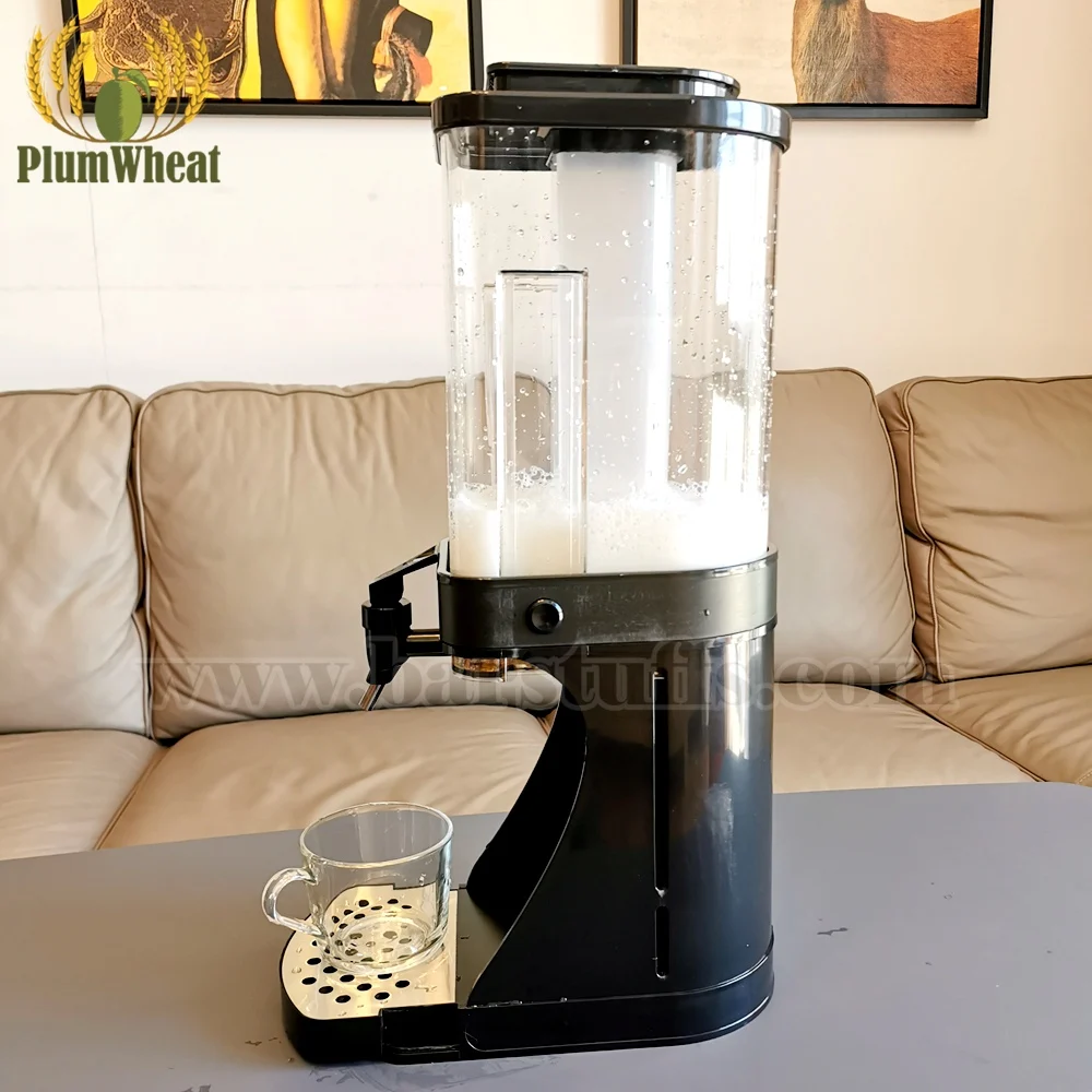 

Plumпшеница 4 литра Настольный диспенсер для напитков пивная башня контейнер для сока с охлаждающей трубкой для льда для бара вечеринки ресто...