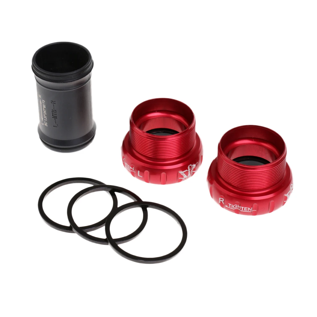 MTB Road Bike Bottom Bracket Bicycle Axis Thread-type 68-73mm Crankset