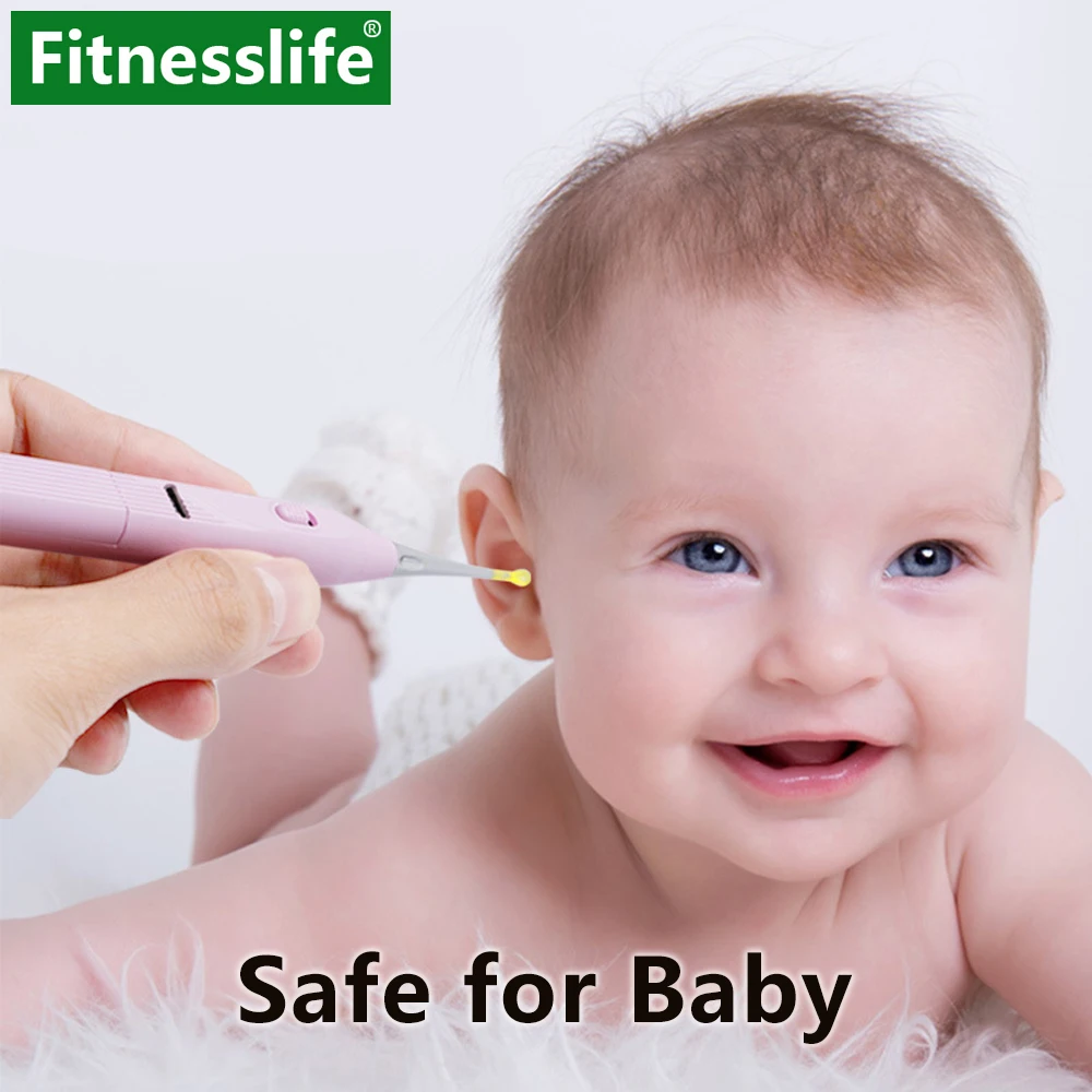 Ear Cleaning Tool Picker With Light Cleaner Wax Removal Baby Kids Usb