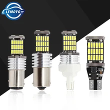 10 шт. автомобиль T15 T20 1156 BA15S P21W W16W led 45 SMD 4014 CANBUS без ошибок, автомобильная задняя лампа, тормозной светильник, автомобильная резервная лампа заднего хода DC12V