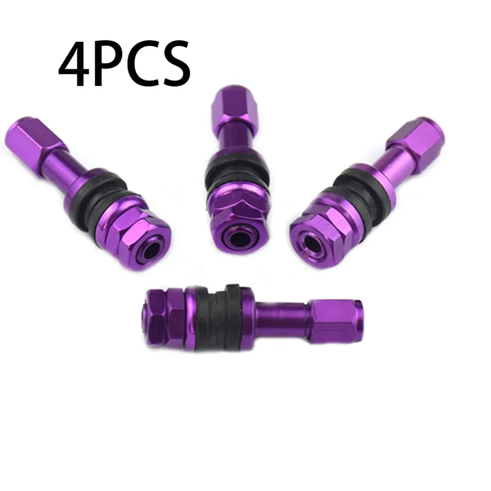 Essential 4 pcs Aluminum Tire Tubeless Wheel Valve Stems Short Caps Car Accessary Air Tightness US Type | Автомобили и мотоциклы