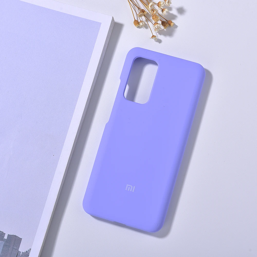 100% Chính Hãng Xiaomi Mi 10T Pro/Redmi K30s Liquid Silicone Ốp Lưng Mịn Chống Finerprint Da Cover MI10T Điện Thoại Nhà Ở Vỏ xiaomi leather case color Cases For Xiaomi