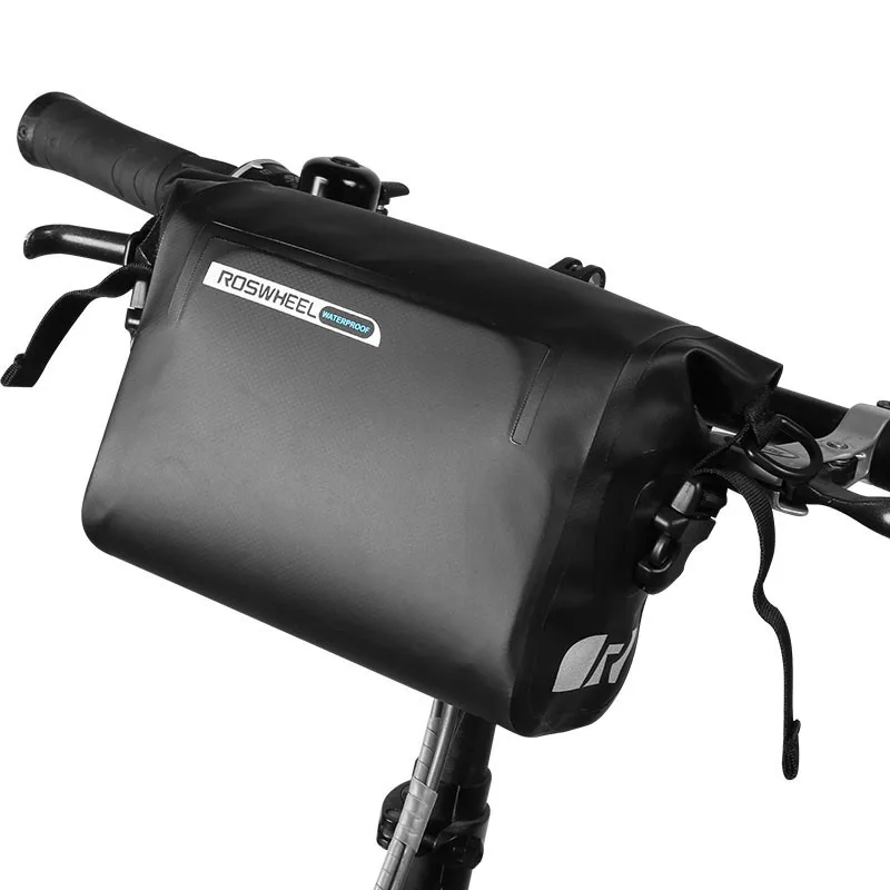 

3L Bicycle Bag Water Proof MTB Bike Handlebar Front Basket PVC MTB Pannier Frame Tube Pouch Cycling Holdings Accessories