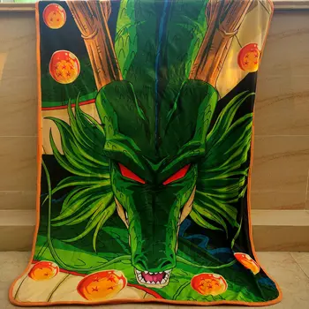 

Warm Dragon Ball berber Fleece sherpa blanket Winter Dragon Throws kids Car Blanket cartoon Coral Blanket