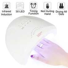 36 Вт Защита от солнца УФ светодиодный УФ лампа для ногтей, сушилка для Ламповые ленты для маникюрного геля для ногтей, лампа для сушки лампа для гель Лаки ногтей Сушилки ногтей, для маникюра