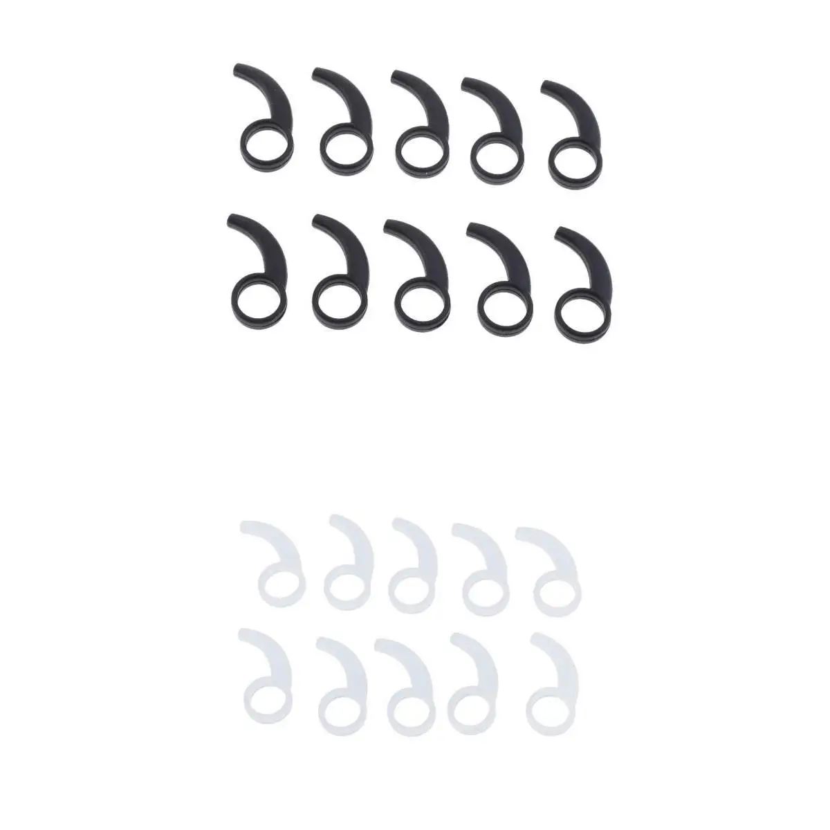 20Pieces Silicone Earphone Ear Hooks Plugs For In-Ear Headphone 9MM-13MM
