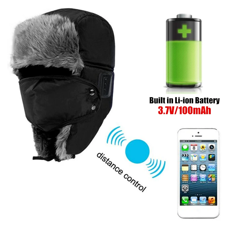 Зимние мягкие Smart Bluetooth V3.0 наушники Кепки, Динамик микрофоном, утепленные мехом, Handfree гарнитура куртка-бомбер Шапки, теплые лица и уха