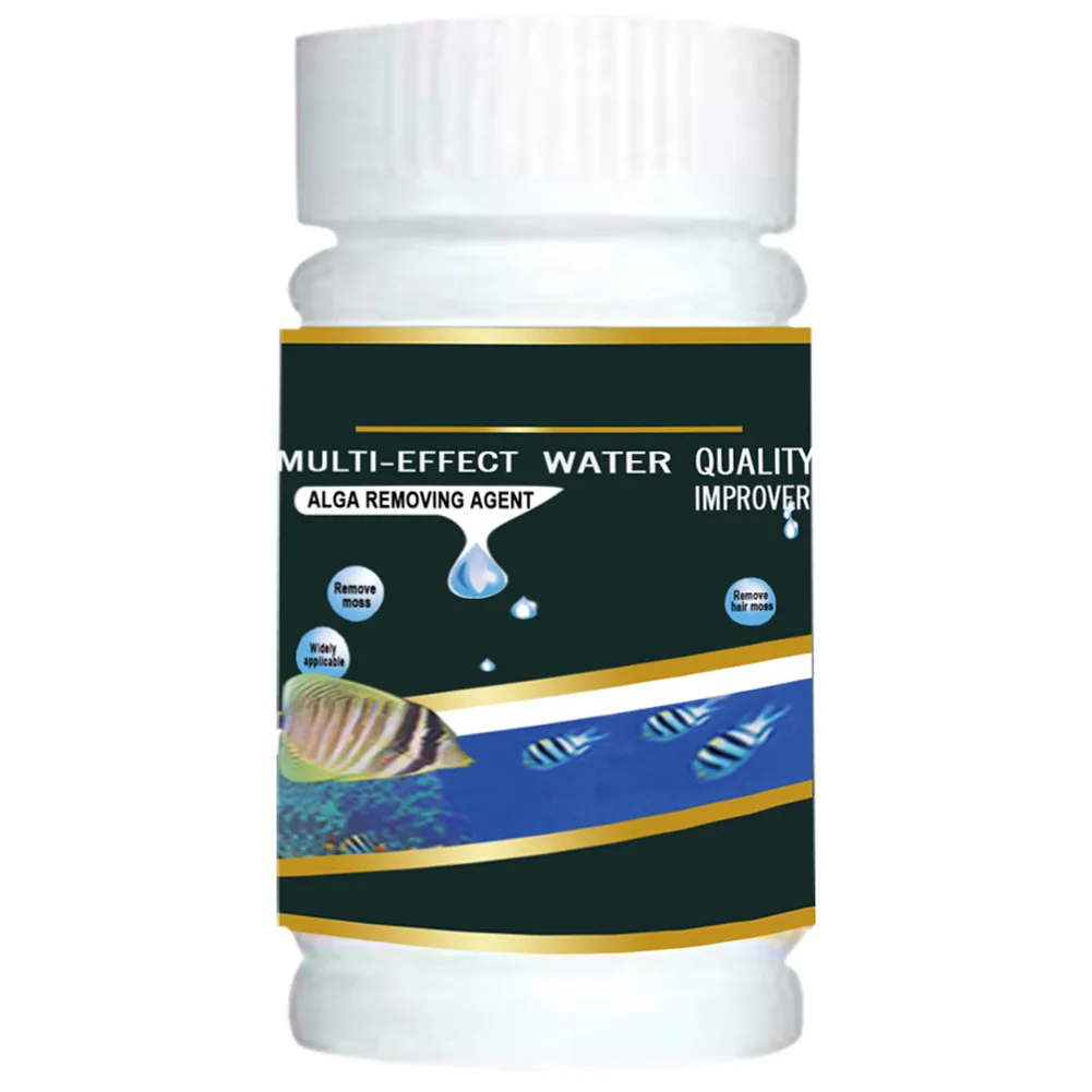 

Aquarium Alga Removing Agent Effective Practical Aquatic FIshbowl Purifier Home Fish Tank Plant Overgrowth Green Water Cleaning