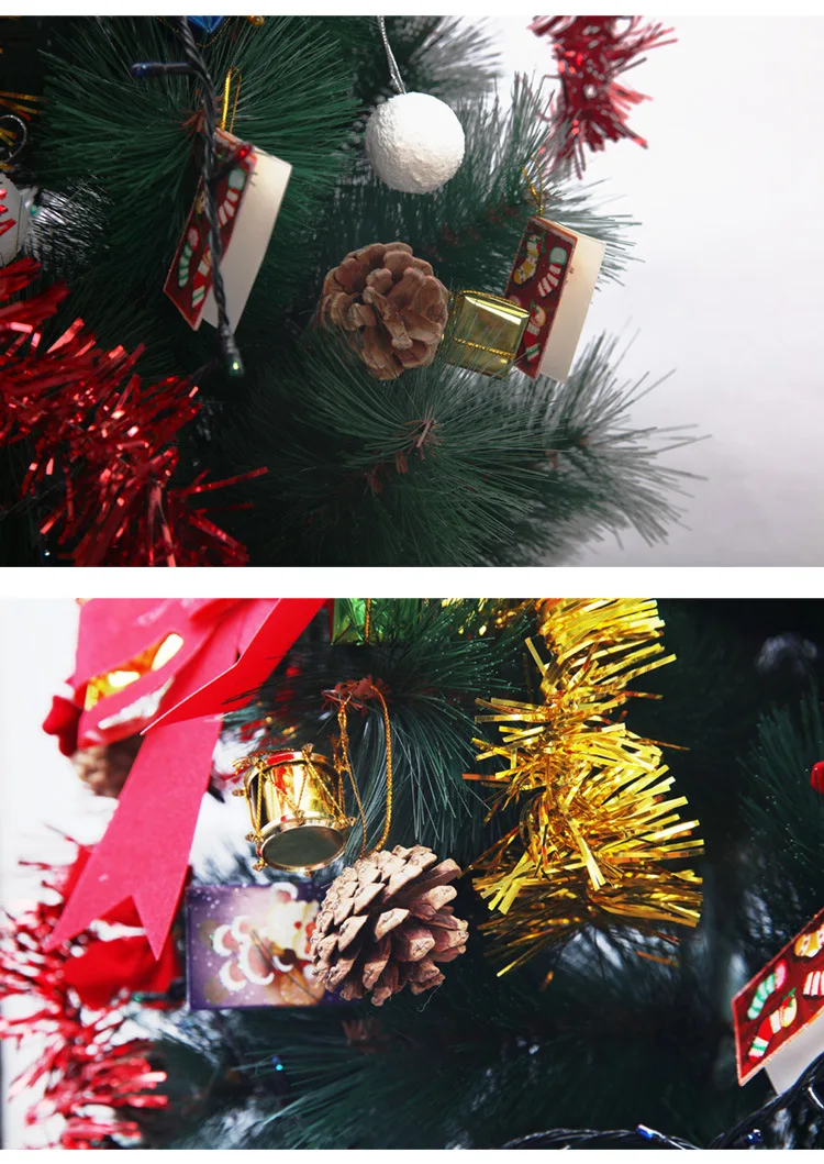 Christmas Decorative Christmas Tree Combo Shining Encryption Charging Large Christmas Tree Set Decorations 1.5/1.8M