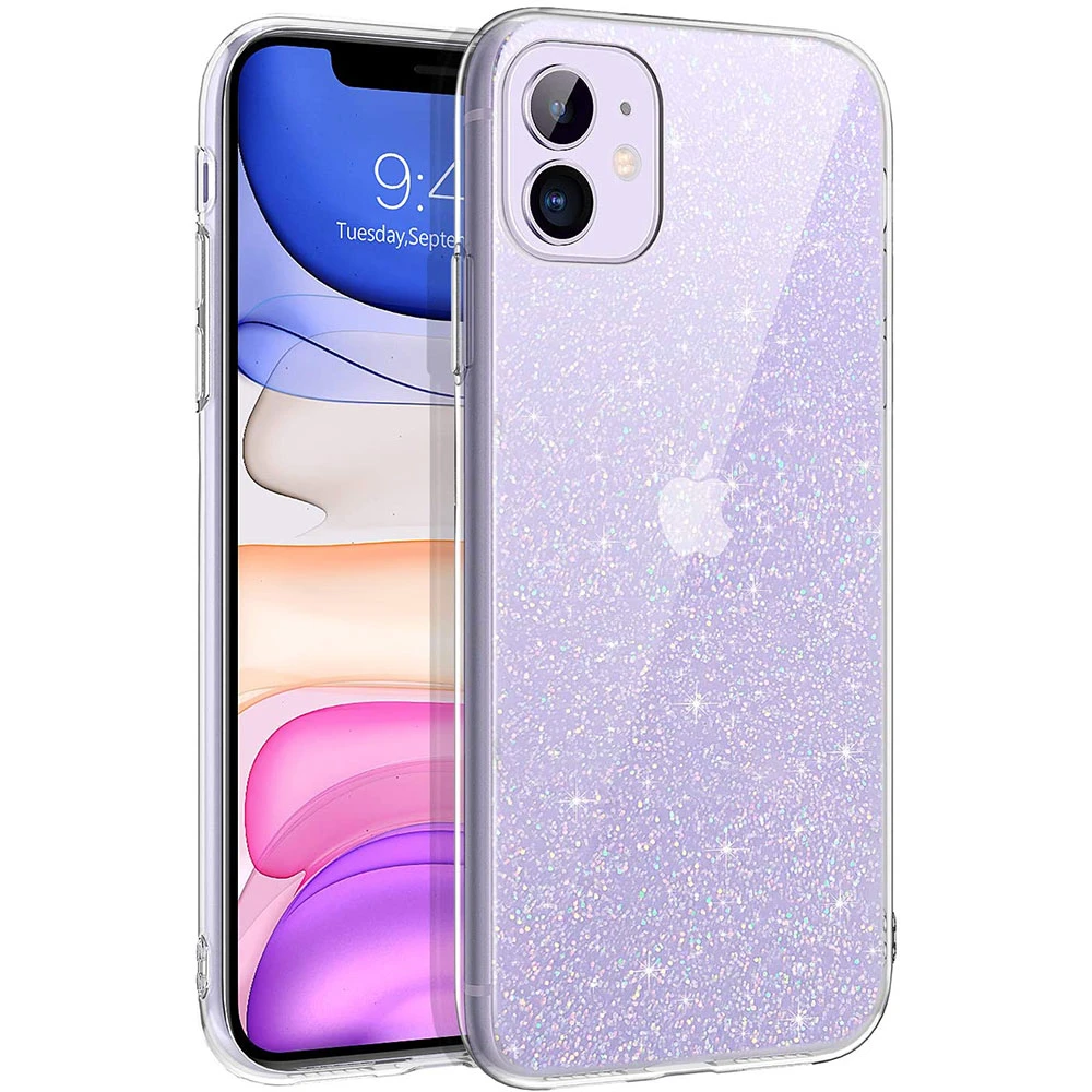iphone 12 pro leather case Slim Crystal Clear Glitter Soft Case for iPhone 11 Pro Max 13 12 Mini X XS XR 8 Plus 7 6S SE 2020 Luxury Phone Cover Accessories best iphone 12 pro case