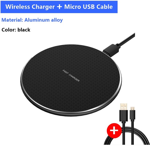 Wireless Charger Pad for Iphone Qi Wireless Charging Stand for Android Phone Car Wireless Charger Auto