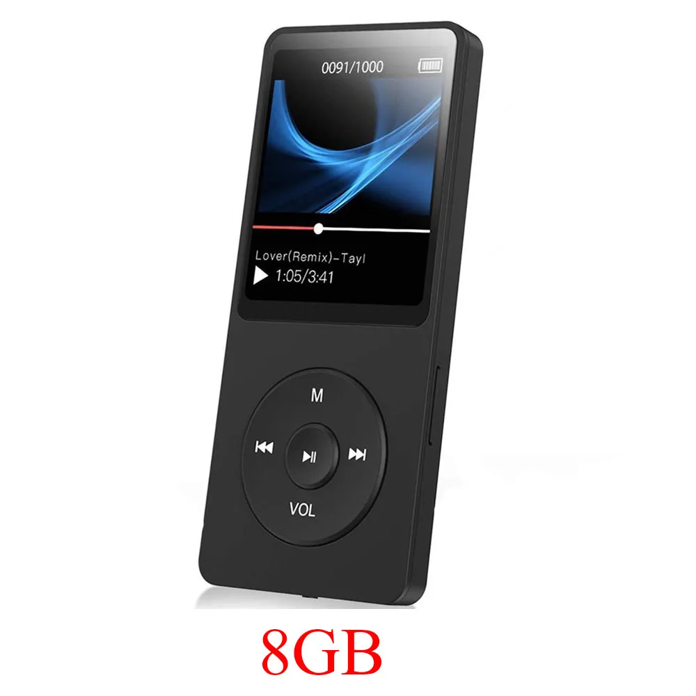 spotify mp3 player 16G Hi-Fi Bluetooth MP3 Player Portable FM Radio Mini LoudSpeaker with 1.8 Inch Screen Support TF Card Video E-book Recording microsoft zune MP3 Players