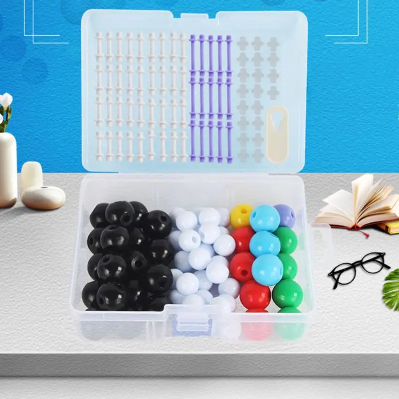

Organic Chemistry Scientific Atom Molecular Structure Models Teach Set Kit Tool P31B