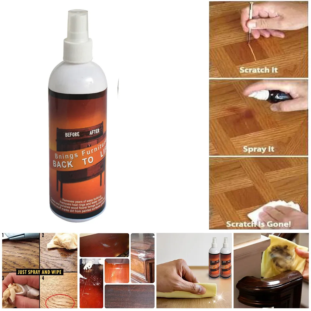 Instant Fix Wood Scratch Furniture Touch Up Kit Marker Cream Wax Scratch Filler Remover Repair Furniture Scratch Fast Remover