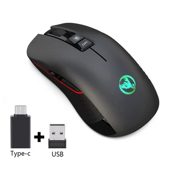 

3600dpi Adjustable 8 Buttons Colorful Light Fast Computer Gaming Wireless Mouse