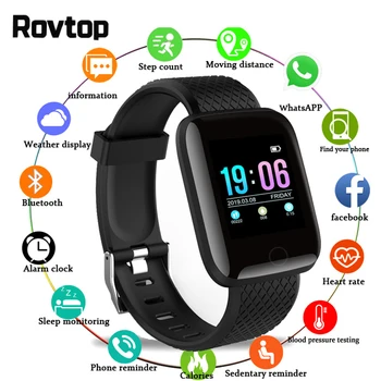 

D13 Smart Watch Sport Smart Band Blood Pressure Monitor Smart Wristband Smartwatch Bracelet 116 Plus Wristband for Men Women