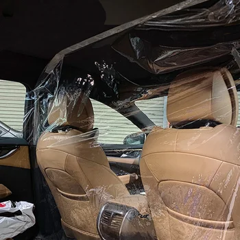 

Car Taxi Isolation Film Isolate Bacterial Viruses Plastic Anti-Fog Full Surround Protective Cover Prevent Saliva For Car Cockpit