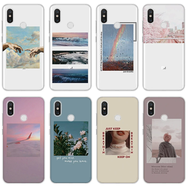 Capa para xiaomi pocophone f2 pro f1, capa em tpu com flores, para xiaomi mi redmi note 9s 8t 10 capa 8 7 6 5 k20 k30 9 pro max se a3 lite|Estojos encaixados| - AliExpress