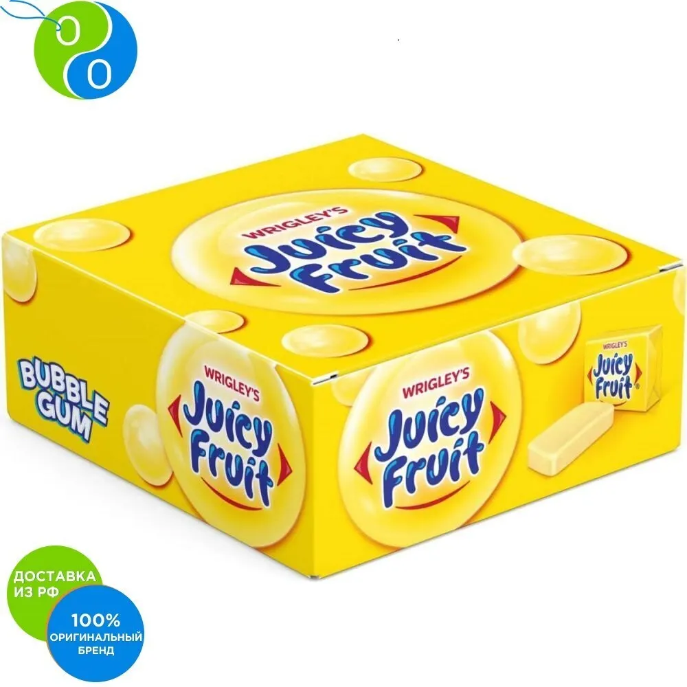 Жевательная резинка Juicy Fruit 100 шт по 4 г | Продукты