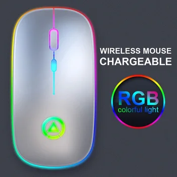 

1600 DPI USB 2.4GHz Wireless Mouse Silent Mute Rechargeable Bluetooth Optical Cordless Mice Silent and ultrathin design