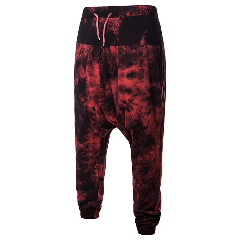 Уличные хип-хоп шаровары мужские модные свободные широкие брюки Pantalones Hombre винтажные повседневные штаны с принтом граффити