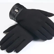 Женские мужские зимние теплые перчатки, мужские кашемировые перчатки с полным пальцем для смартфона, женские перчатки, варежки, красивые# L5