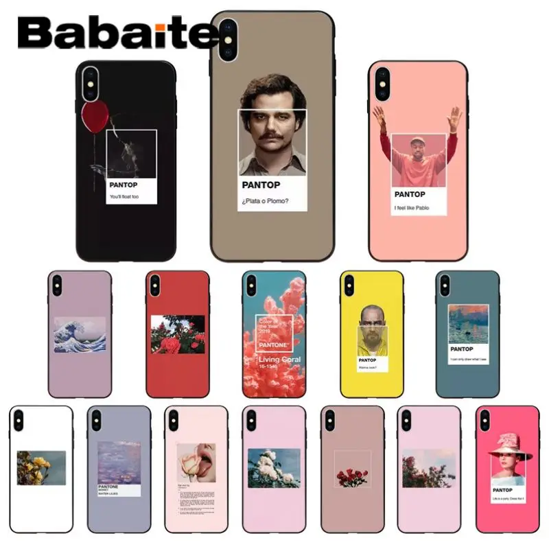 Схема калибровки Pantone чехол с принтом во все тяжкие цветочным узором ТПУ для