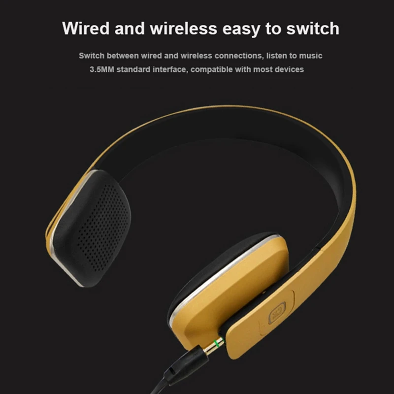 Bluetooth наушники беспроводные наушники HIFI 3D стерео Bluetooth гарнитура с микрофоном(белый