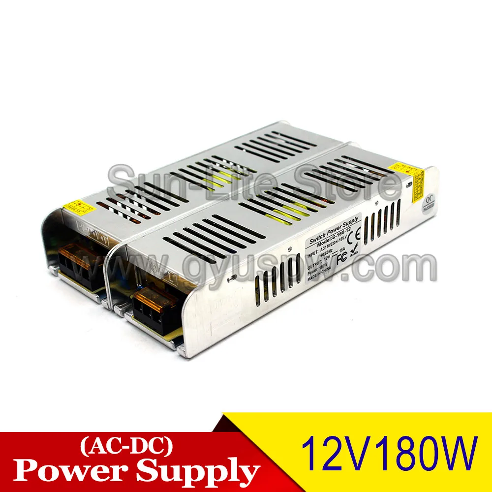 Переменные Трансформаторы освещения DC12V 48W 60W 72W 100W 120W 150W 180W 240W 250W 300W 350W 360W 12V DC источник питания для Светодиодный свет