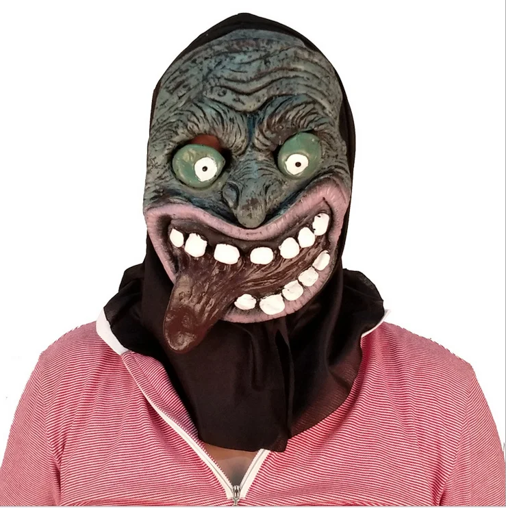 1 4-Modes Halloween Mask Party Scary Horror Mask Cosplay Wire Light Up Costume Mask US - Цвет: 1