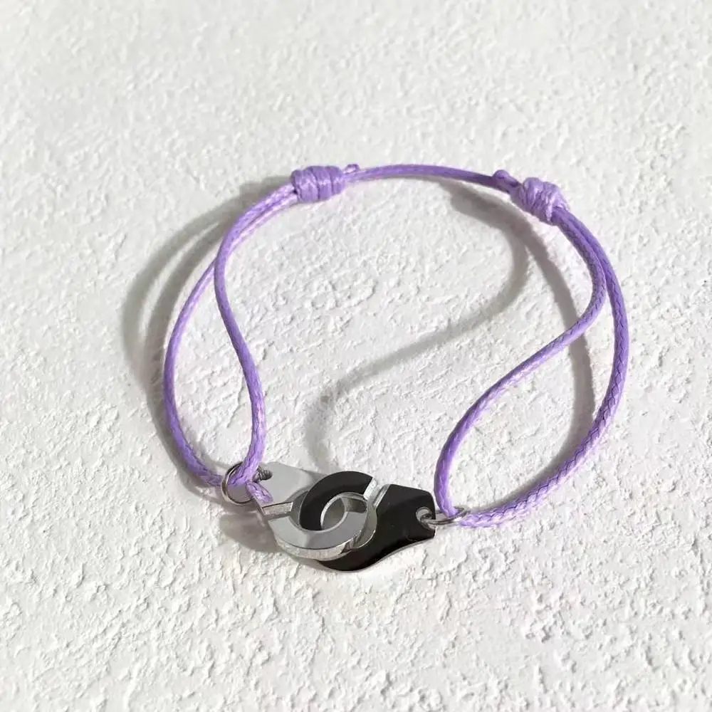 J. hangke, 20 цветов, регулируемый, homme, femme, bijoux, ювелирное изделие, 925 серебро, наручники, браслет для женщин, мужчин, веревка, роскошный бренд, браслеты - Окраска металла: Color 10