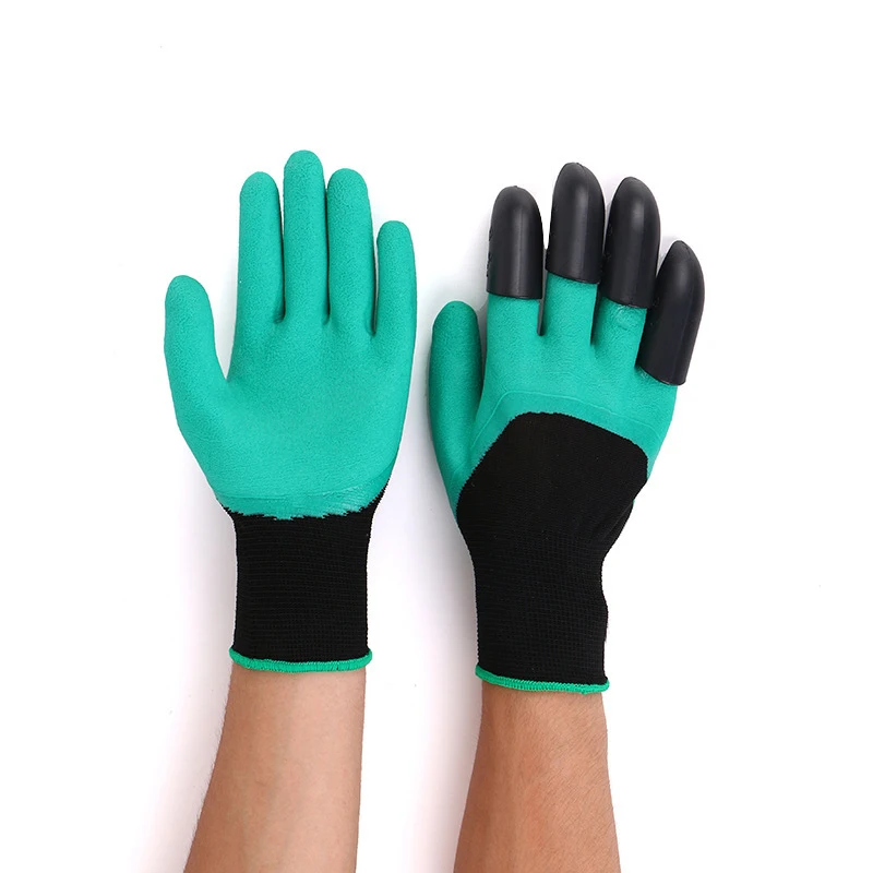 Garden Gloves With Fingertips Claws For Pruning Mittens Digging Gloves 