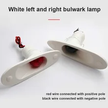 2 шт индикатор Профессиональный парусный Прочный из нержавеющей стали водонепроницаемый Боковое крепление навигационный светильник светодиодный скрытый безопасный морской катер