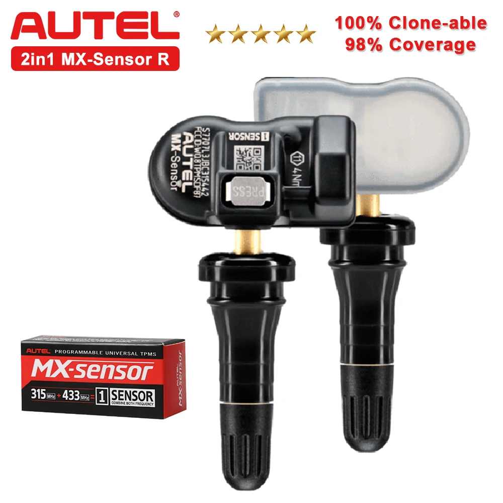 Autel MX-Sensor 433 МГц 315 датчик использования с TPMS PAD TS401 TS601 для анализа шин двойные
