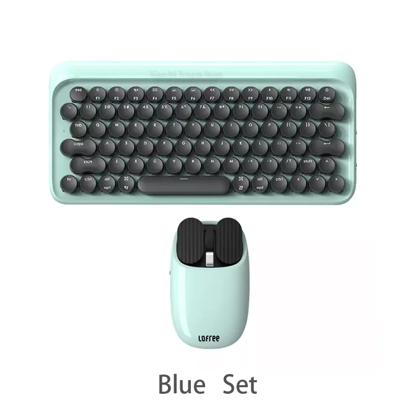 mouse keyboard 2 Xiaomi Mijia LOFREE Bluetooth Беспроводная механическая клавиатура 79 клавишная клавиатура мышь 2,4G/Bluetooth двухрежимный Многофункциональный - Цвет: mouse keyboard 2