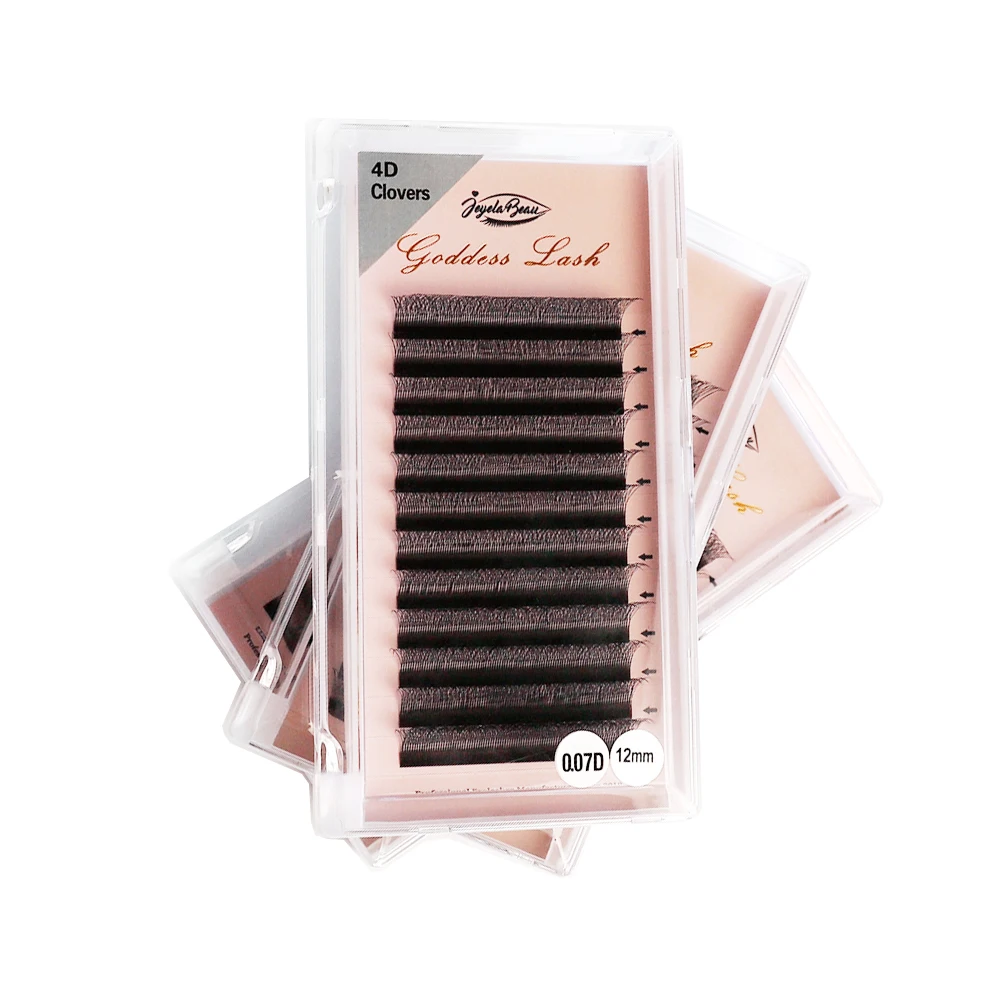 Goddess 4D W Shape Lashes W Eyelash Extensions Natural Soft Individual Lashes Handmade Premade Volume Fans Cilios W