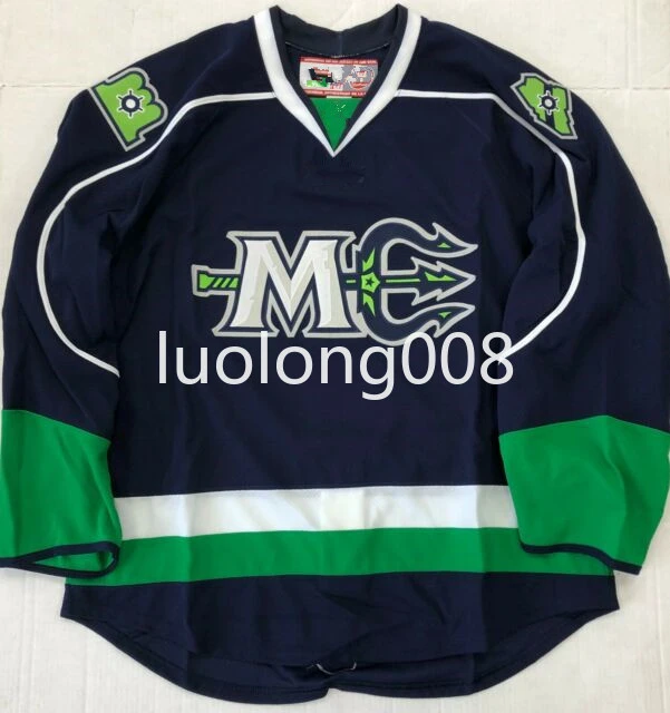 Custom 2020 men Maine Mariners Hockey Jersey Customize any number