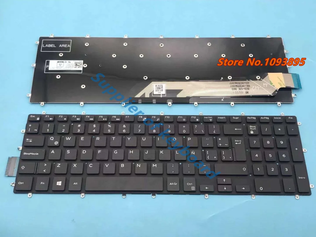 

New For Dell Inspiron 15 5565 5567 17 5765 5767 15 Gaming 7566 7567 Latin Spanish Keyboard No Backlit