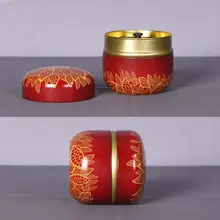 Мини жестяная коробка для хранения чая, кофе, конфет, круглый чехол, контейнер для свадебной вечеринки K4UA