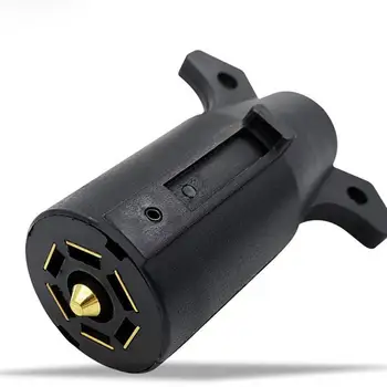 

1Pc Towing Plug 7 Pin 12V Durable Practical Towing Plug Socket Plug Blinker Converter Adapter For Trailer