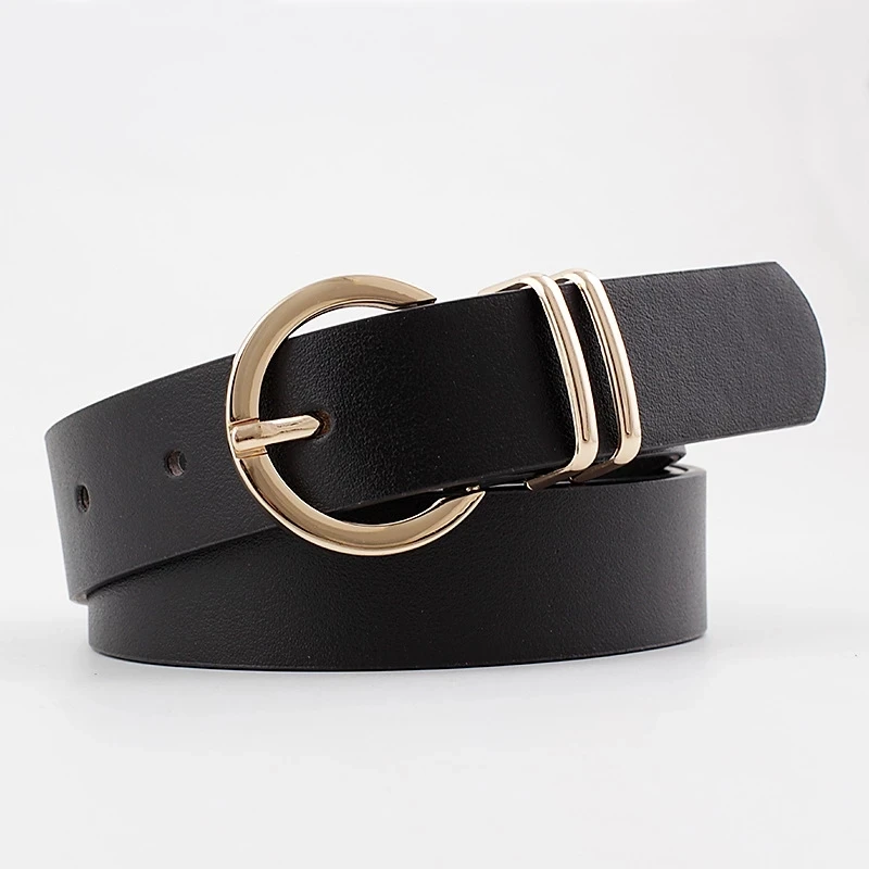 

2020 New Designer Women's Wide Black Brown White Pink Wild Trouser Belt Female Cowgirl Western Belts for Women Cintos De Mujer