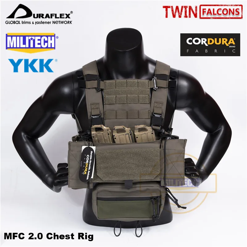 MILITECH TW Delustering MFC 2.0 Set CQC RRV MOLLE New MK3 Spirit Chest Rig Military Combat Assault Tactical Hunting Vest