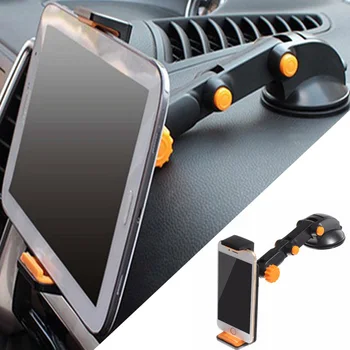 

YPAY Strong Suction Tablet Car phone Holder Stand Easy to adjust for IPAD Air Mini Sucker 4-11 Inch tablet holder for iPhone X