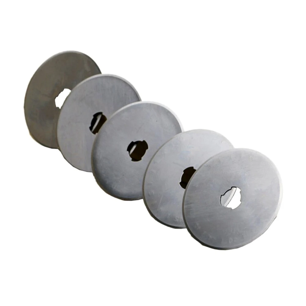 10pcs Cut Hand Held Scrapbooking Replacement Spare Blades with Box 45mm Rotary Cutter Round Blades Power Tools Accessories