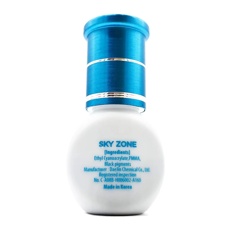1 Bottle 5ml Sky Zone Eyelash Glue Korea Original Black False Eyelash Extensions Glue Fast Drying Makeup Tools Wholesale Shop 4